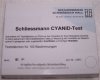 Cyanid- (Blausäure) Schnelltest bei Steinobstbränden (nur EU) (Bild für) Cyanid- (Blausäure) Schnelltest bei Steinobstbränden (nur EU)