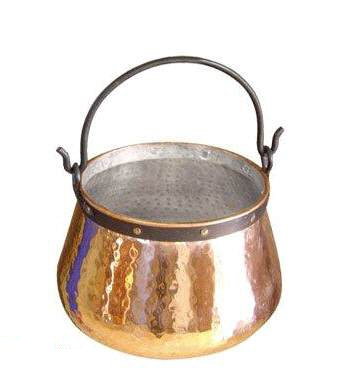 "CopperGarden®" Kupferkessel, "verzinnt" ca. 40 Liter - zum Schließen ins Bild klicken